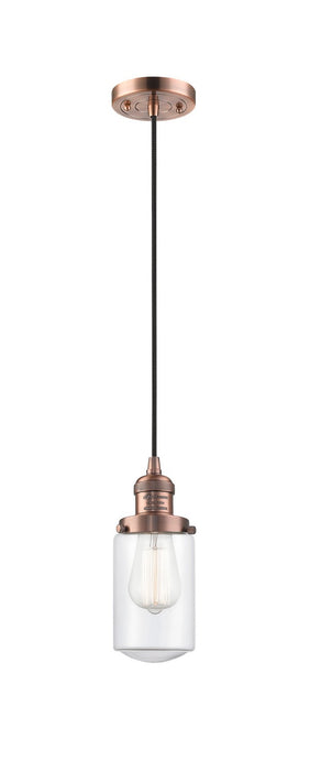 Innovations 201C-AC-G312-LED LED Mini Pendant, Antique Copper