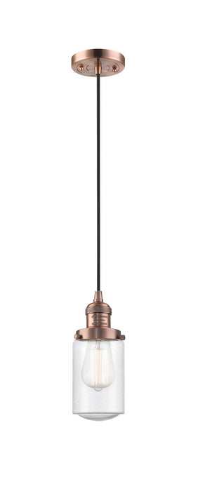 Innovations 201C-AC-G314-LED LED Mini Pendant, Antique Copper