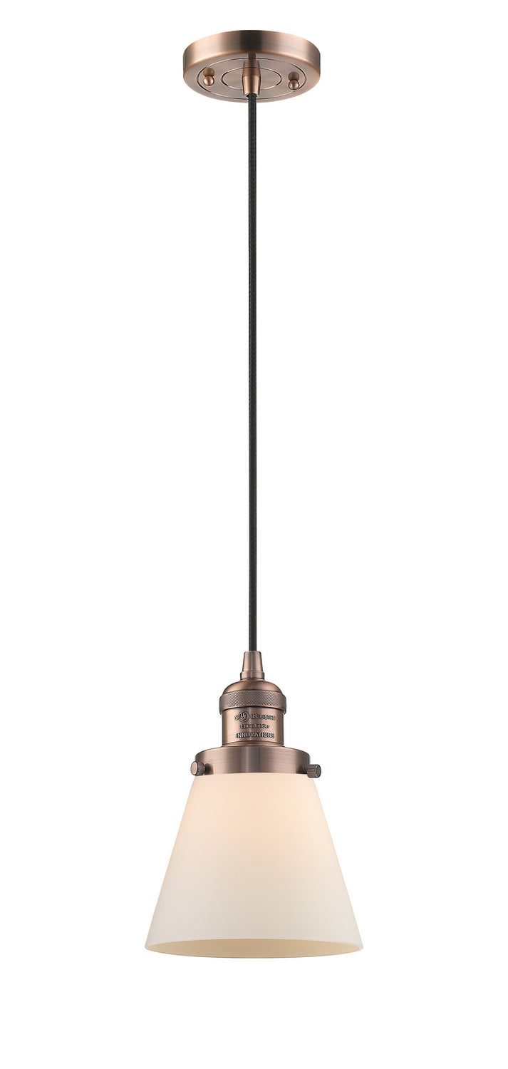 Innovations 201C-AC-G61-LED LED Mini Pendant, Antique Copper