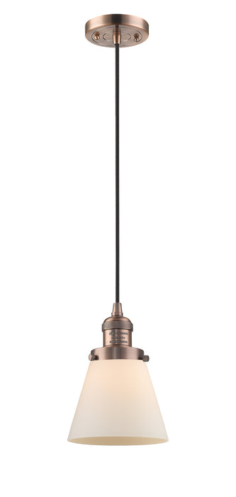 Innovations 201C-AC-G61-LED LED Mini Pendant, Antique Copper