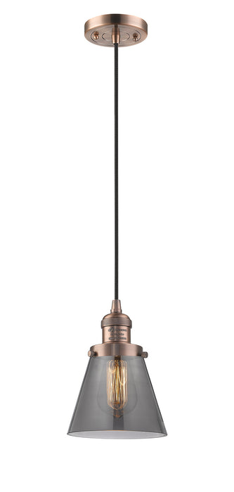 Innovations 201C-AC-G63-LED LED Mini Pendant, Antique Copper