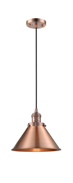 Innovations 201C-AC-M10-AC-LED LED Mini Pendant, Antique Copper