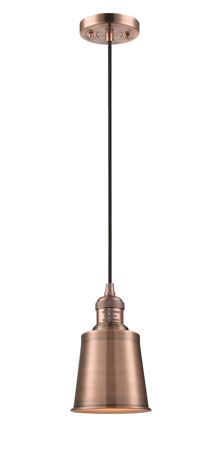 Innovations 201C-AC-M9-AC One Light Mini Pendant, Antique Copper