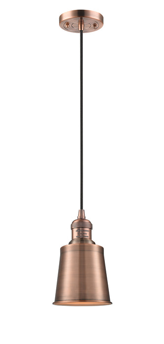 Innovations 201C-AC-M9-AC One Light Mini Pendant, Antique Copper