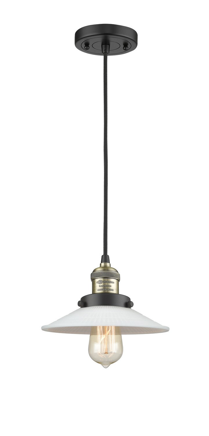 Innovations 201C-BAB-G1-LED LED Mini Pendant, Black Antique Brass
