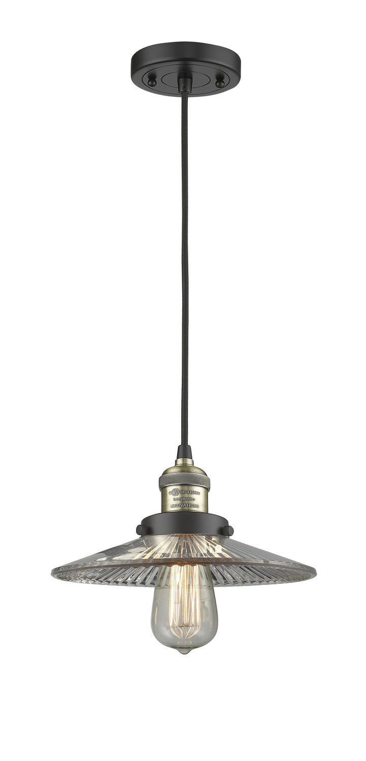 Innovations 201C-BAB-G2 One Light Mini Pendant, Black Antique Brass