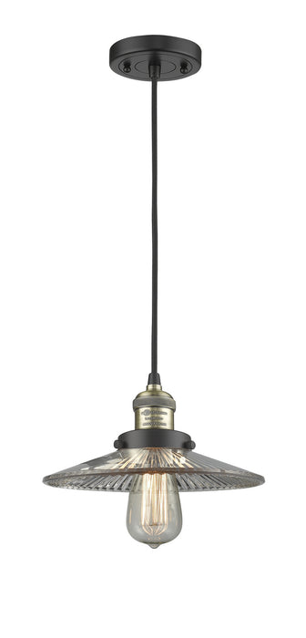 Innovations 201C-BAB-G2 One Light Mini Pendant, Black Antique Brass