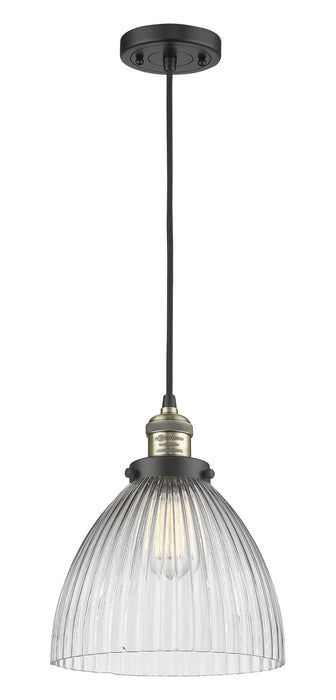 Innovations 201C-BAB-G222-LED LED Mini Pendant, Black Antique Brass