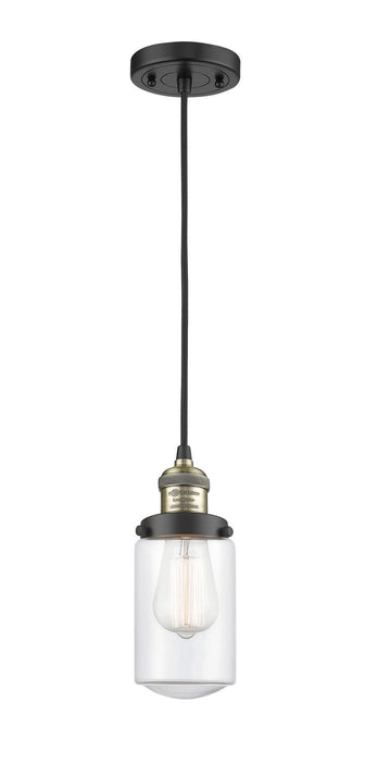 Innovations 201C-BAB-G312-LED LED Mini Pendant, Black Antique Brass