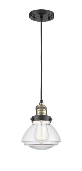 Innovations 201C-BAB-G322-LED LED Mini Pendant, Black Antique Brass