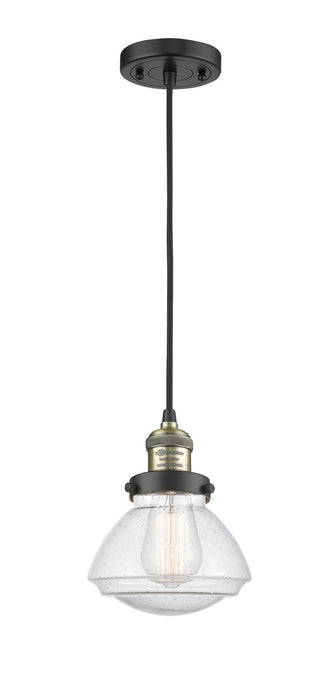 Innovations 201C-BAB-G324-LED LED Mini Pendant, Black Antique Brass