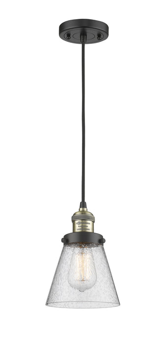 Innovations 201C-BAB-G64 One Light Mini Pendant, Black Antique Brass