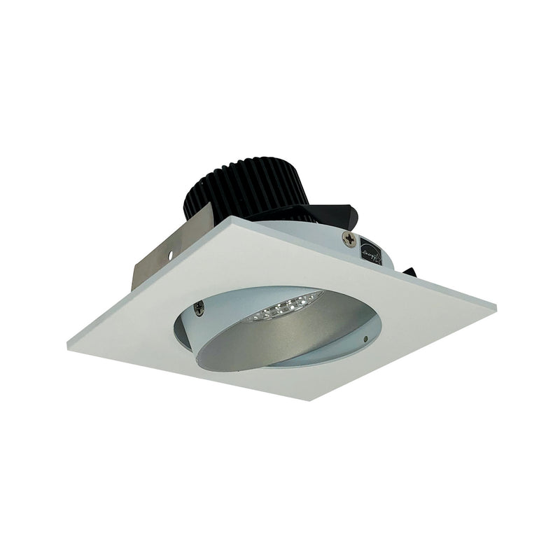 Nora Lighting NIO-4SC40XHZMPW/10 Adjustable Trim, Haze Reflector / Matte Powder White Flange