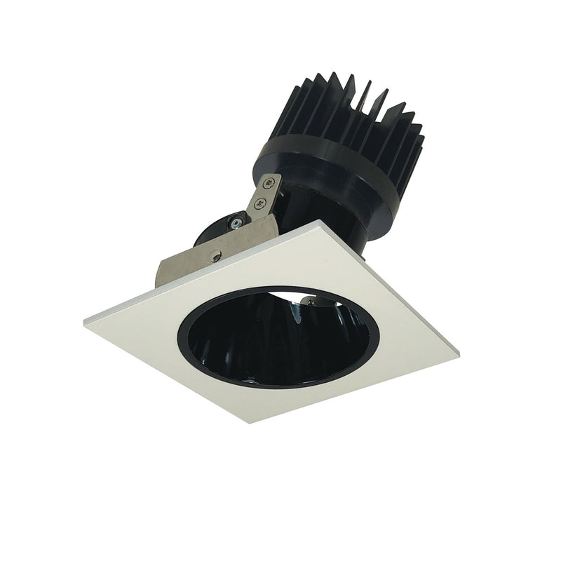 Nora Lighting NIO-4SD27XBW/HL Adjustable Trim, Black Reflector / White Flange