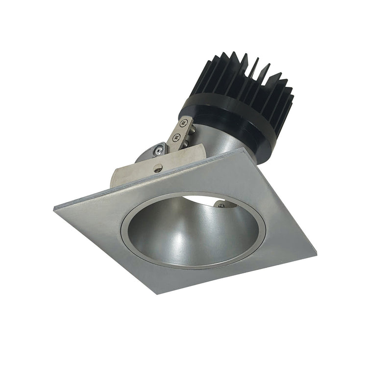 Nora Lighting NIO-4SD40XNN/HL Adjustable Trim, Natural Metal Reflector / Natural Metal Flange