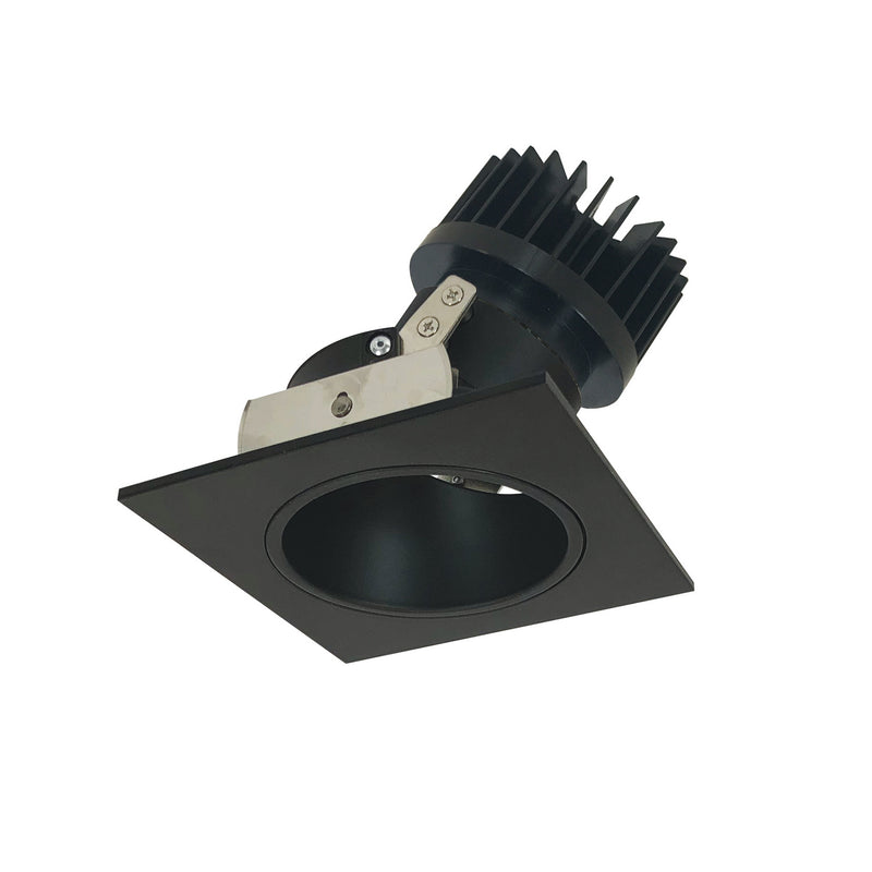 Nora Lighting NIO-4SD50XBB/HL Adjustable Trim, Black Reflector / Black Flange