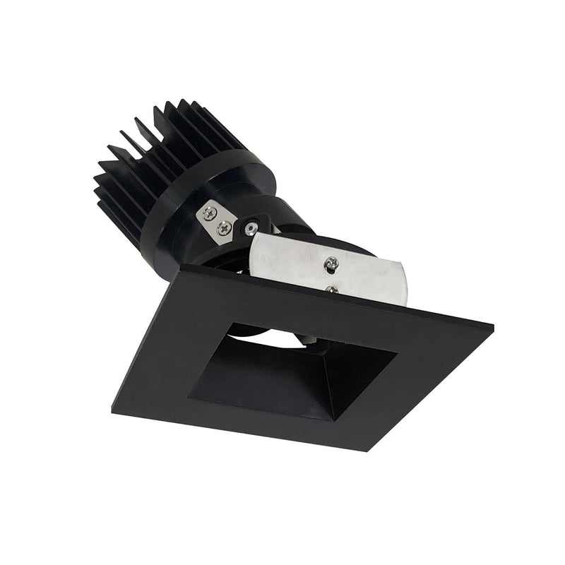 Nora Lighting NIO-4SDSQ27XBB/HL Adjustable Trim, Black Reflector / Black Flange