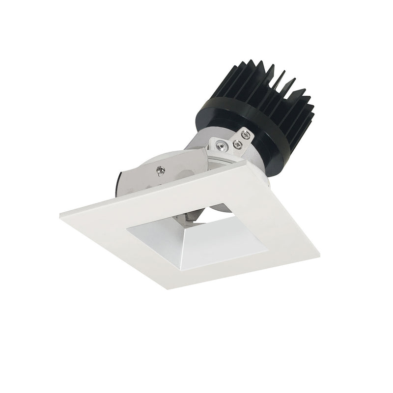 Nora Lighting NIO-4SDSQ30XMPW/HL Adjustable Trim, Matte Powder White Reflector / Matte Powder White Flange