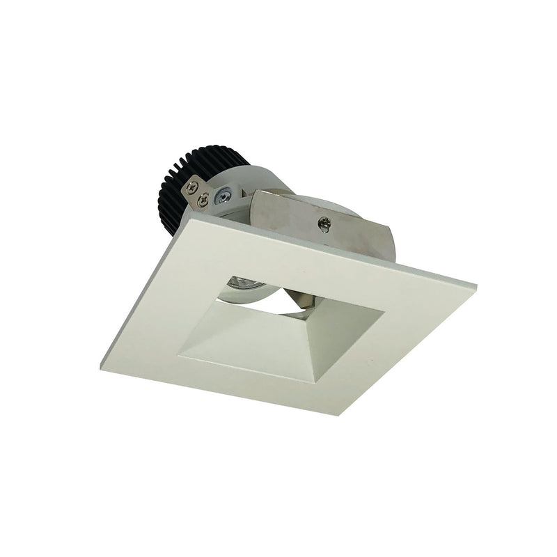 Nora Lighting NIO-4SDSQ30XWW/10 Adjustable Trim, White Reflector / White Flange