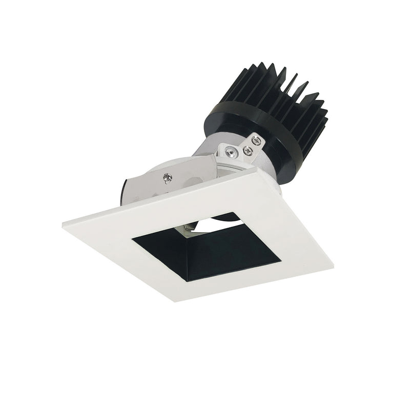 Nora Lighting NIO-4SDSQ35XBW/HL Adjustable Trim, Black Reflector / White Flange