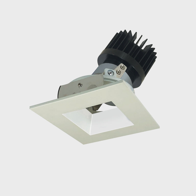 Nora Lighting NIO-4SDSQ35XWW/HL Adjustable Trim, White Reflector / White Flange