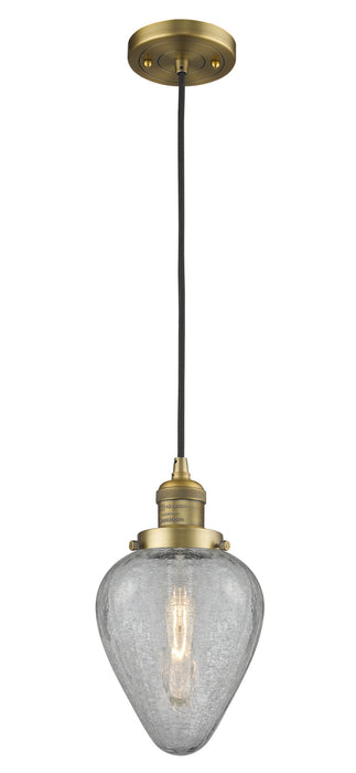 Innovations 201C-BB-G165-LED LED Mini Pendant, Brushed Brass