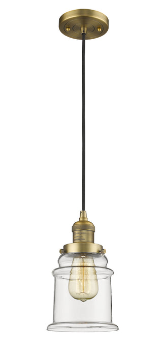 Innovations 201C-BB-G182-LED LED Mini Pendant, Brushed Brass
