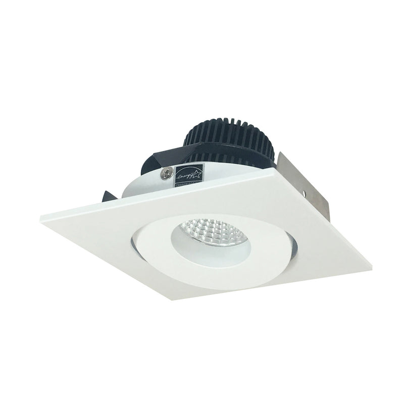Nora Lighting NIO-4SG50XMPW 4" Square Gimbal Adj, Matte Powder White