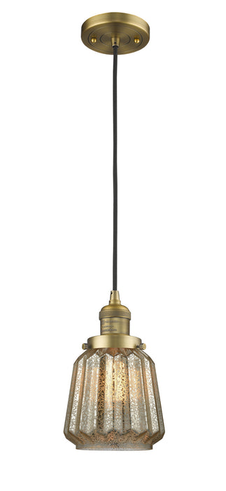 Innovations 201C-BB-G146-LED LED Mini Pendant, Brushed Brass