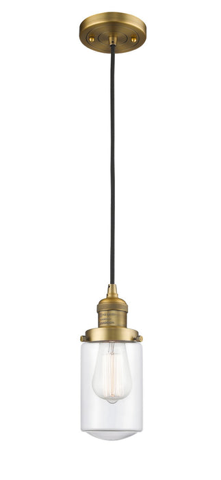 Innovations 201C-BB-G312-LED LED Mini Pendant, Brushed Brass