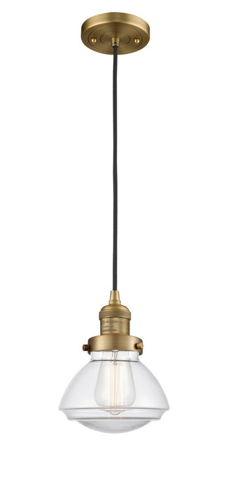 Innovations 201C-BB-G322-LED LED Mini Pendant, Brushed Brass