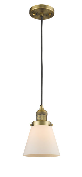 Innovations 201C-BB-G61-LED LED Mini Pendant, Brushed Brass