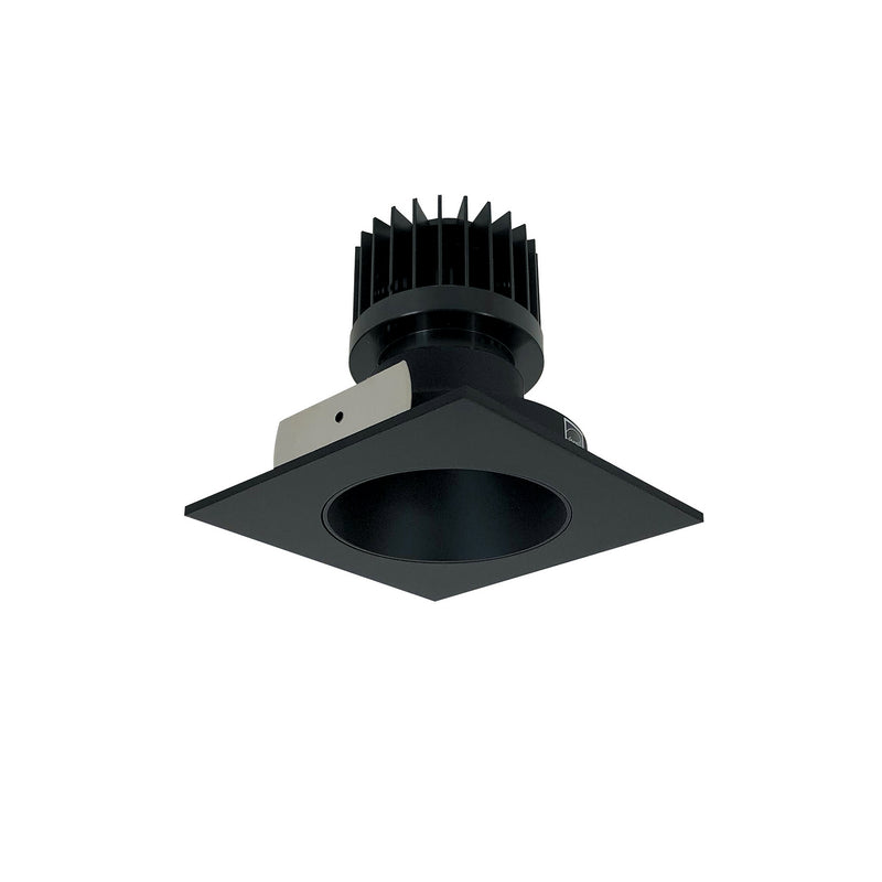 Nora Lighting NIO-4SNDC35XBB/HL Non-Adjustable Trim, Black Reflector / Black Flange