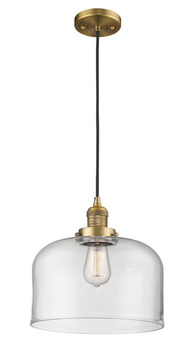Innovations 201C-BB-G72-L One Light Mini Pendant, Brushed Brass