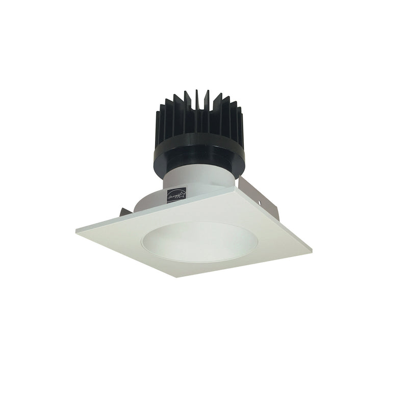 Nora Lighting NIO-4SNDC40XWW/HL Non-Adjustable Trim, White Reflector / White Flange