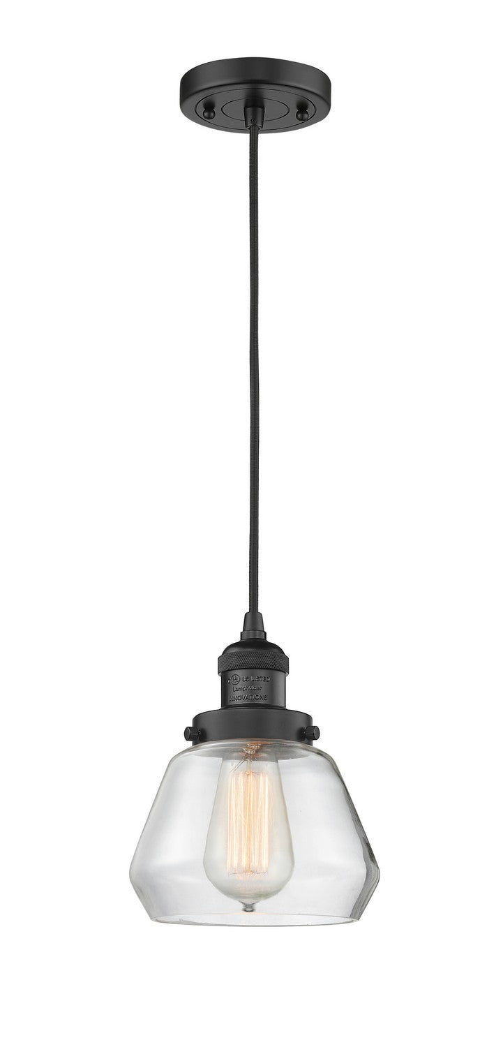 Innovations 201C-BK-G172-LED LED Mini Pendant, Matte Black