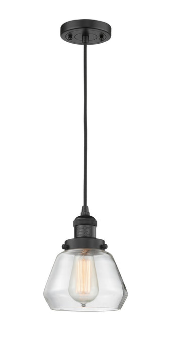 Innovations 201C-BK-G172-LED LED Mini Pendant, Matte Black