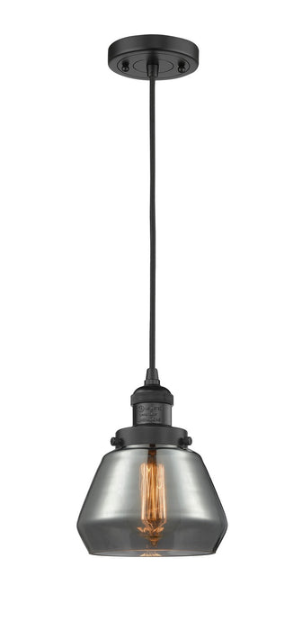 Innovations 201C-BK-G173-LED LED Mini Pendant, Matte Black