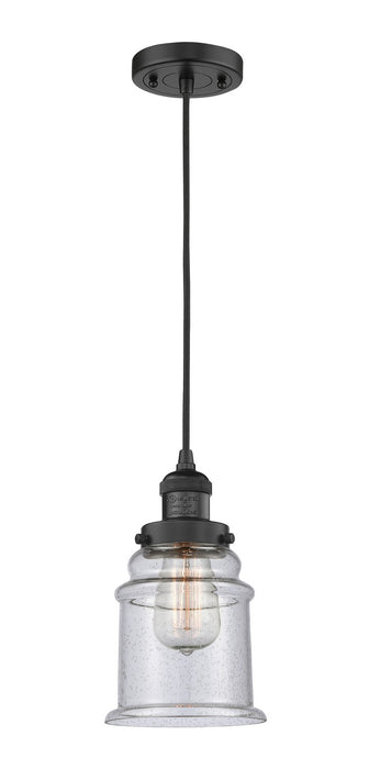Innovations 201C-BK-G184-LED LED Mini Pendant, Matte Black