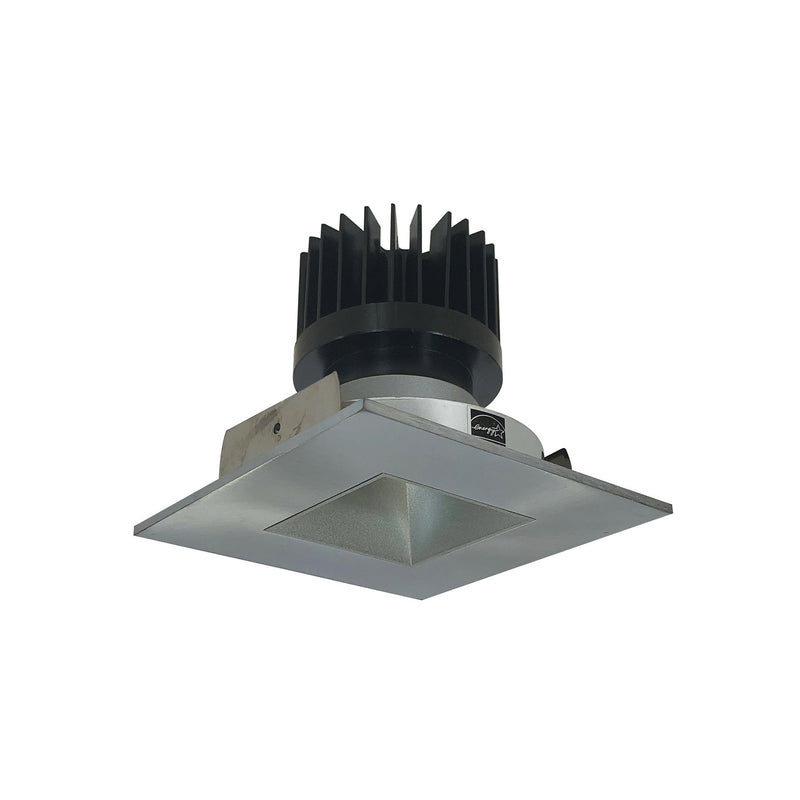 Nora Lighting NIO-4SNDSQ27XHN/HL Non-Adjustable Trim, Haze Reflector / Natural Metal Flange