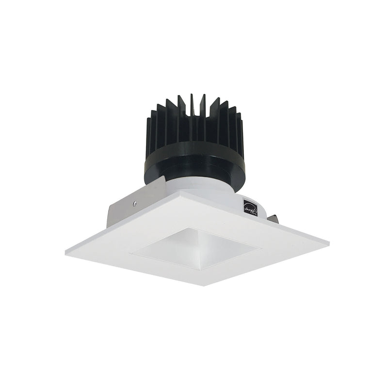 Nora Lighting NIO-4SNDSQ27XMPW/HL Non-Adjustable Trim, Matte Powder White Reflector / Matte Powder White Flange