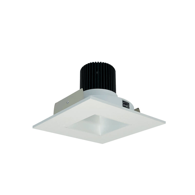 Nora Lighting NIO-4SNDSQ30XMPW/10 4" Square Deep Square Regress,, Matte Powder White Reflector / Matte Powder White Flange