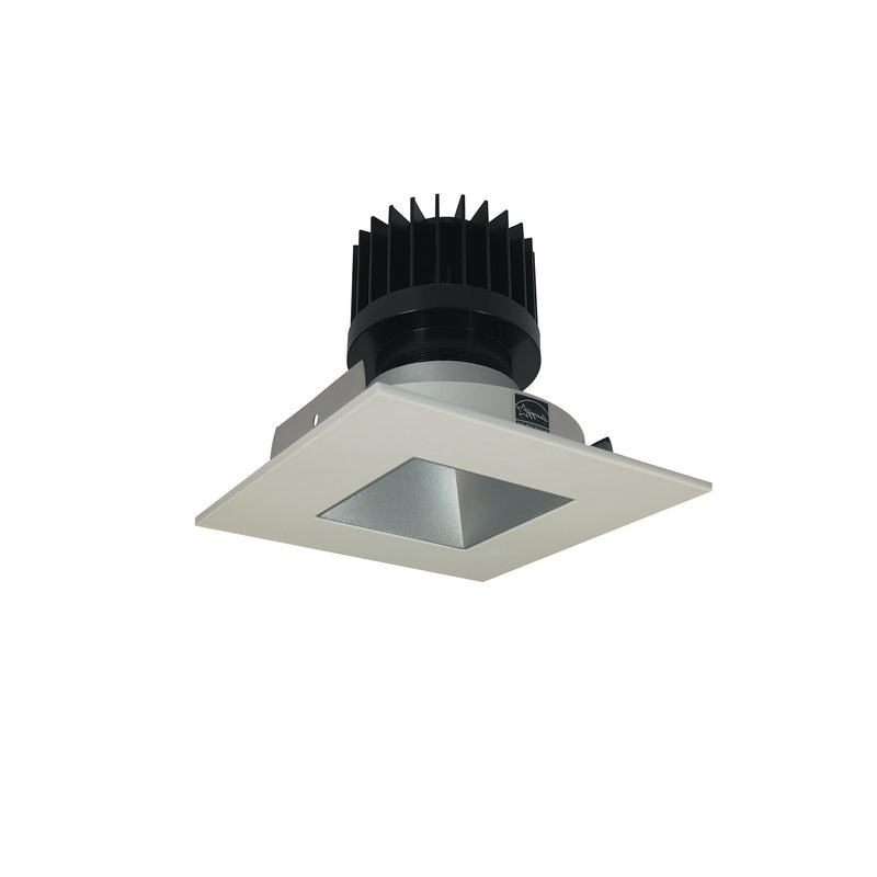Nora Lighting NIO-4SNDSQ35XHW/HL Non-Adjustable Trim, Haze Reflector / White Flange