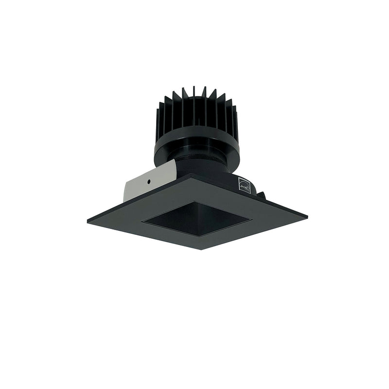 Nora Lighting NIO-4SNDSQ50XBB/HL Non-Adjustable Trim, Black Reflector / Black Flange