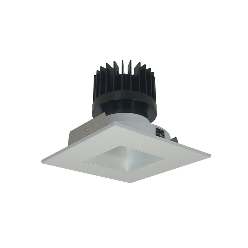 Nora Lighting NIO-4SNDSQ50XWW/HL Non-Adjustable Trim, White Reflector / White Flange