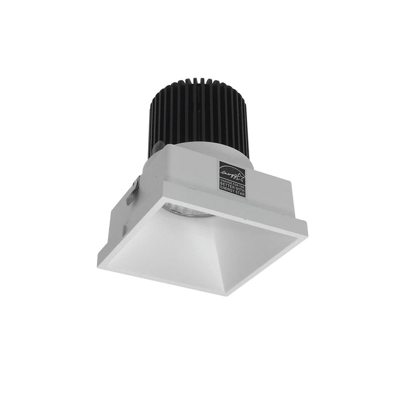 Nora Lighting NIO-4STLNDC50XMPW/10 4" Sq. Trimless Deep Reg. Cone,, Matte Powder White