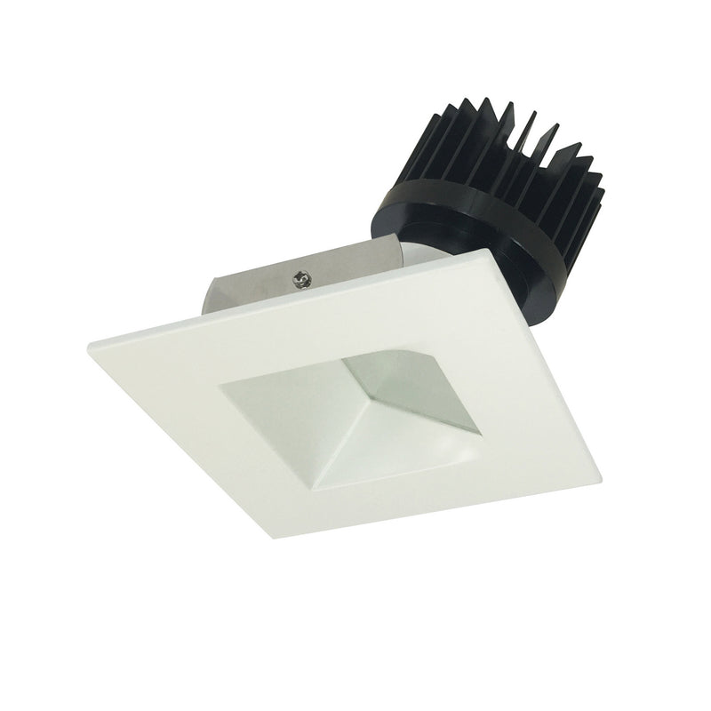 Nora Lighting NIO-4SW50XMPW/HL Non-Adjustable Trim, Matte Powder White Reflector / Matte Powder White Flange