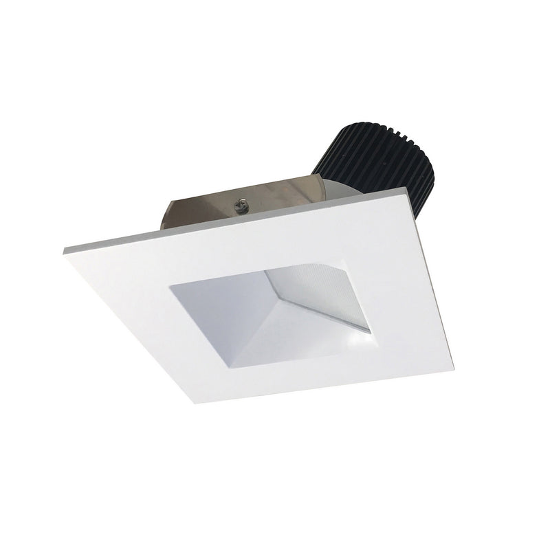 Nora Lighting NIO-4SWCDXMPW Non-Adjustable Trim, Matte Powder White Reflector / Matte Powder White Flange