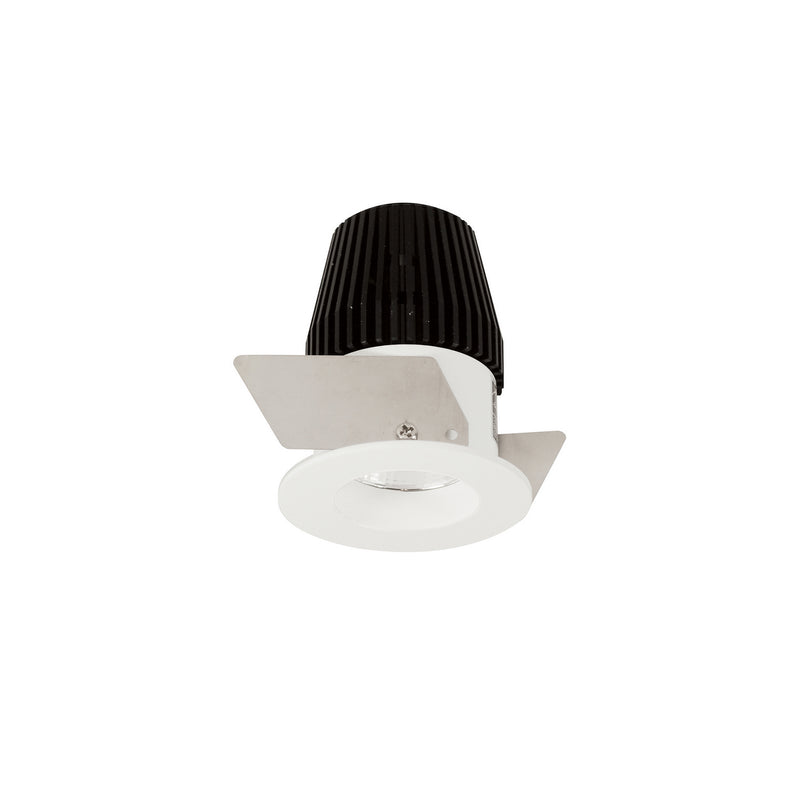 Nora Lighting NIOB-1RNG30XWW 1" Round Straight Regressed, White Reflector / White Flange