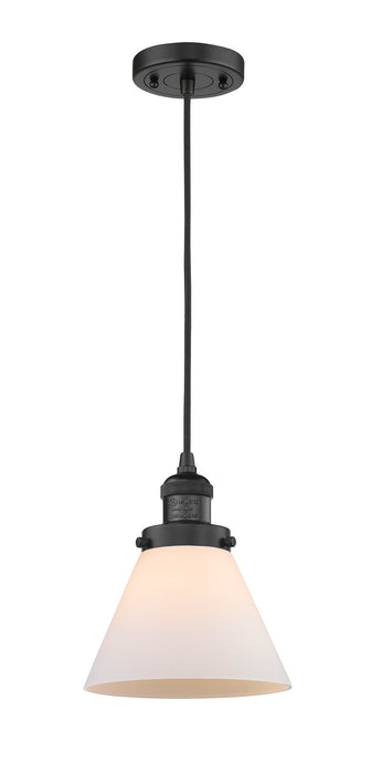 Innovations 201C-BK-G41 One Light Mini Pendant, Matte Black